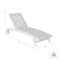 Armen Living Chateau Outdoor Patio Adjustable Chaise Lounge Chair in Eucalyptus Wood and Charcoal Rope 840254336049 - alternate 7